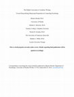 Research paper thumbnail of The Hidden Curriculum of Academic Writing: Toward Demystifying Manuscript Preparation in Counseling Psychology