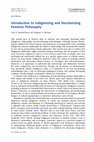 Research paper thumbnail of Introduction to Indigenizing and Decolonizing Feminist Philosophy