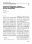 Research paper thumbnail of The Australian Curriculum, Assessment, and Reporting Authority (ACARA)—holding responsibility: the arts curriculum and the cross-curriculum priorities