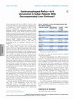 Research paper thumbnail of Gastroesophageal Reflux—Is It Uncommon in Indian Patients With Decompensated Liver Cirrhosis?