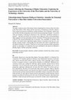 Research paper thumbnail of Factors Affecting the Financing of Higher Education: Exploring the Experiences of the University of the West Indies and the University of Technology, Jamaica