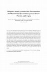 Research paper thumbnail of Religión, utopía y revolución: Documentos del Movimiento Sacerdotes para el Tercer Mundo, 1968–1973