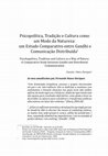 Research paper thumbnail of Psicopolítica, Tradição e Cultura como um Modo da Natureza: um Estudo Comparativo entre Gandhi e Comunicação Distribuída / Psychopolitics, Tradition and Culture as a Way of Nature: A Comparative Study between Gandhi and Distributed Communication