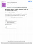 Research paper thumbnail of Asymmetric thermal buckling of annular plates on a partial elastic foundation