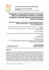 Research paper thumbnail of Profitability of Using Different Rates of Farmyard Manure and Potassium Fertilizer for Cassava Production in Bukoba, Missenyi and Biharamulo Districts, Tanzania