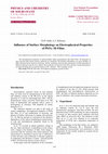 Research paper thumbnail of Influence of surface morphology on electrophysical properties of PbTe: Sb films