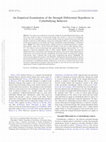 Research paper thumbnail of An empirical examination of the strength differential hypothesis in cyberbullying behavior