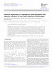 Research paper thumbnail of Vibration monitoring of a hydroelectric power generation unit: Improved indicators of rotor health based on orbital analysis