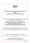 Research paper thumbnail of Türkiye'De ülke Içinde Yerinden Edilme Sorunu: Tespitler Ve çözüm önerileri= The Problem of Internal Displacement In Turkey: Assessment and Policy Proposals