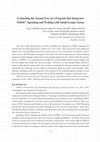 Research paper thumbnail of Evaluating the Second Year of a Program that Integrates TOEIC® Speaking and Writing with Small Group Classes