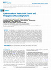 Research paper thumbnail of Cyber Attacks on Power Grids: Causes and Propagation of Cascading Failures