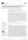 Research paper thumbnail of Sex-Dependent Effect of Chronic Piromelatine Treatment on Prenatal Stress-Induced Memory Deficits in Rats