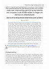 Research paper thumbnail of Een systematische literatuurreview van onderzoek naar interventies gericht op de retentie van vrouwen in de STEM-velden in hoger onderwijs en arbeidsmarkt