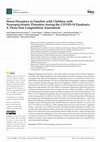 Research paper thumbnail of Stress Dynamics in Families with Children with Neuropsychiatric Disorders during the COVID-19 Pandemic: A Three-Year Longitudinal Assessment