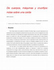 Research paper thumbnail of De cuerpos, máquinas y crucifijos: notas sobre una caída