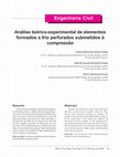 Research paper thumbnail of Análise teórico-experimental de elementos formados a frio perfurados submetidos à compressão