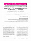 Research paper thumbnail of Análise de ligações em perfis tubulares de aço do tipo K e KT com afastamento entre as diagonais e o montante