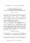 Research paper thumbnail of Platone nello Zibaldone di Leopardi. La confutazione del «sistema delle idee innate», la negazione degli assoluti: dalla necessità all’infinita possibilità