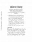 Research paper thumbnail of Finding Maximal Non-Redundant Association Rules in Tennis Data