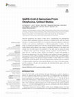 Research paper thumbnail of SARS-CoV-2 Genomes From Oklahoma, United States