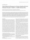 Research paper thumbnail of Altered Behavioral Responses to Noxious Stimuli and Fear in Glutamate Receptor 5 (GluR5)- or GluR6-Deficient Mice