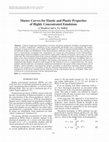 Research paper thumbnail of Master curves for elastic and plastic properties of highly concentrated emulsions