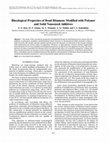 Research paper thumbnail of Rheological properties of road bitumens modified with polymer and solid nanosized additives