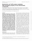 Research paper thumbnail of Escherichia coli YafP protein modulates DNA damaging property of the nitroaromatic compounds