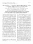 Research paper thumbnail of Characterization of an Anonymous Molecular Marker Strongly Linked to Escherichia coli Strains Causing Neonatal Meningitis