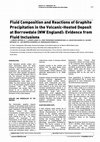 Research paper thumbnail of Fluid composition and reactions of graphiteprecipitation in the volcanic-Hosted depositat Borrowdale (NW England): evidence fromfluid inclusions