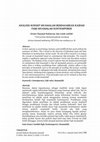 Research paper thumbnail of Analisis Konsep Muamalah Berdasarkan Kaidah Fiqh Muamalah Kontemporer