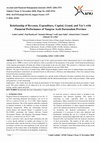 Research paper thumbnail of Relationship of Revenue, Expenditure, Capital, Grand, and Tax’s with Financial Performance of Nangroe Aceh Darussalam Province