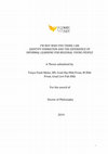 Research paper thumbnail of I'm not who you think I am: identify formation and the experience of informal learning for regional young people