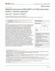 Research paper thumbnail of Epigenetic silencing of lncRNA MORT in 16 TCGA cancer types