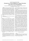 Research paper thumbnail of Production of Novel Bioactive Yogurt Enriched with Olive Fruit Polyphenols