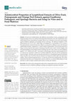 Research paper thumbnail of Antimicrobial Properties of Lyophilized Extracts of Olive Fruit, Pomegranate and Orange Peel Extracts against Foodborne Pathogenic and Spoilage Bacteria and Fungi In Vitro and in Food Matrices