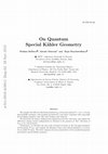 Research paper thumbnail of On Quantum Special Kähler Geometry