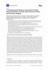 Research paper thumbnail of A Nanostructured Matrices Assessment to Study Drug Distribution in Solid Tumor Tissues by Mass Spectrometry Imaging