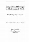 Research paper thumbnail of Compositional strategies in electroacoustic music