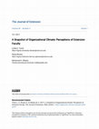 Research paper thumbnail of A Snapshot of Organizational Climate: Perceptions of Extension Faculty