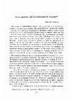 Research paper thumbnail of Sociolinguistics and Transformational Grammar