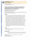 Research paper thumbnail of Summary of Information on the Effects of Ionizing and Non-ionizing Radiation on Cytochrome P450 and Other Drug Metabolizing Enzymes and Transporters