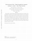 Research paper thumbnail of From the discrete Weyl–Wigner formalism for symmetric ordering to a number–phase Wigner function