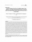 Research paper thumbnail of Trend of Changes in the Titer of Antibody against Avian Influenza Virus H9n2 during Raising Period in Vaccinated and Unvaccinated Broiler Farms in Qazvin Province, Iran: A Cohort Study