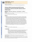 Research paper thumbnail of Ortholog of BRCA2-interacting protein BCCIP controls morphogenetic responses during DNA replication stress in Ustilago maydis