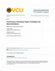 Research paper thumbnail of Food Access in Petersburg, Virginia: Final Report and Recommendations