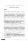 Research paper thumbnail of Die verbreitetsten grammatischen Modelle lettischer Toponyme