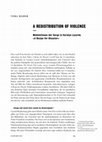 Research paper thumbnail of Redistribution of Violence. Modulationen der Sorge in Carolyn Lazards «A Recipe for Disaster»