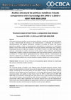 Research paper thumbnail of Structural analysis of steel frames: a comparative study between Eurocode EN 1993-1-1:2010 and ABNT NBR 8800:2008