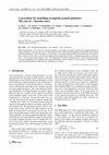 Research paper thumbnail of A procedure for modelling asymptotic g‐mode pulsators: The case of γ Doradus stars